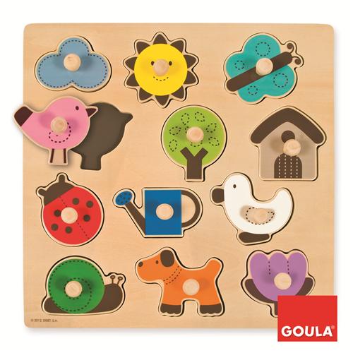 Goula Puzzle Silhouette Campagne 12 pièces